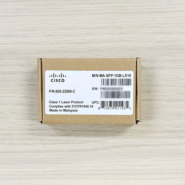 Cisco Meraki MA-SFP-1GB-LX10 1G LX 1310nm 10km SFP Optic Module