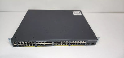 Cisco WS-C2960X-48FPD-L 48-Port Gigabit PoE 740W 2x10G SFP Uplink Switch w/Stack