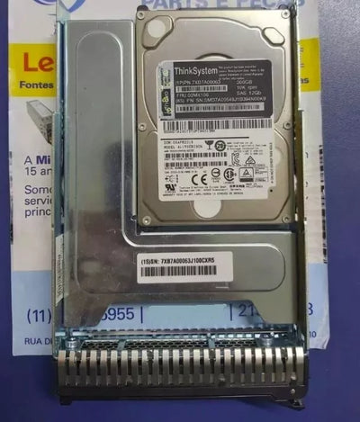 7XB7A00063 00MX106 Lenovo 300GB 10000RPM SAS 12Gbps (512n) Hot Swap 3.5"HDD